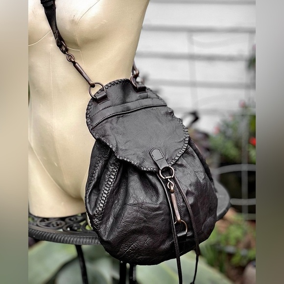 All Saints Handbags - AllSaints — Spitalfields Vintage Shoulder Drawstring Bag